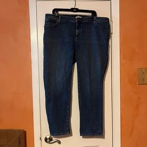Eileen Fisher boyfriend jeans 18W Dark Wash
